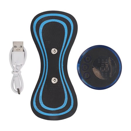 Elektrisk Microcurrent Nakkepute 8 Moduser 19 Gir Cervikal Avslapning Tretthetslindring Massasjeklistremerke