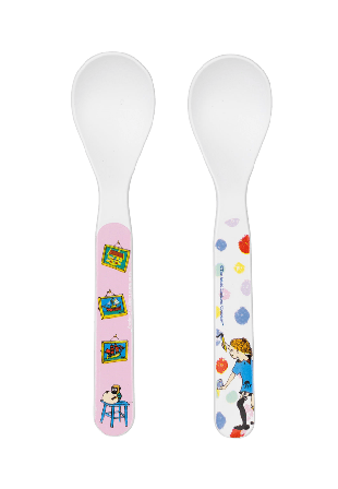 PIPPI Födelsedag, Skedar, 2-pack Mata & äta Unisex Rosa ONESIZE