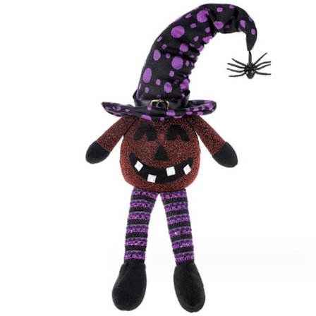 Halloween-tomte med LED-ljus Glödande Spindel Elf Ornament