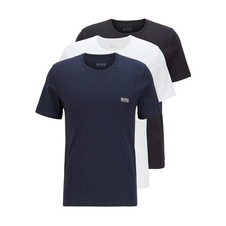 Hugo Boss, T-Shirts Niebieski, Mężczyzna, Rozmiar: S