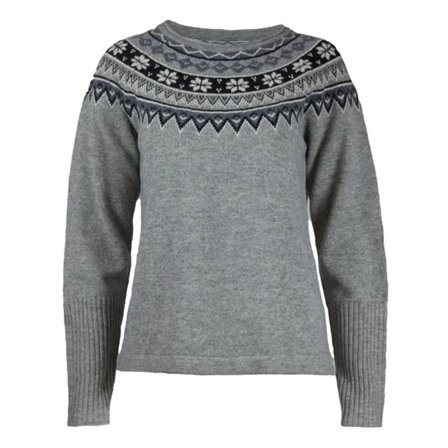 Skhoop Women ́s Scandinavian Sweater Women long-sleeved sweaters Grey XS