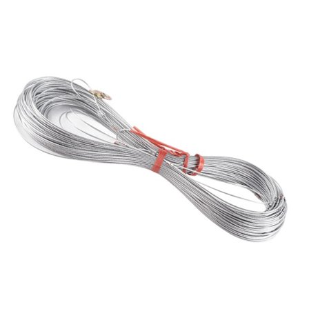 Ståltau Måleline God Fleksibilitet Robust Ståltau Målesnor med Skala for Brønnkonstruksjon 100m/328.1ft