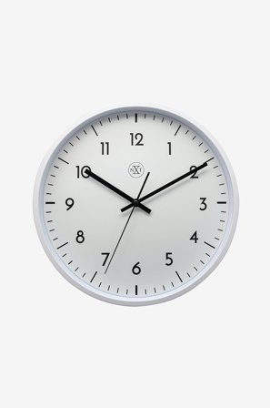 NeXtime - Väggur Easy Big 30 cm - Vit - Väggklockor & bordsur - Från Homeroom