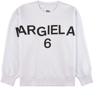 MM6 Maison Margiela White Logo Sweatshirt 8 Years - Jumpers and knitwear - 8 years - White