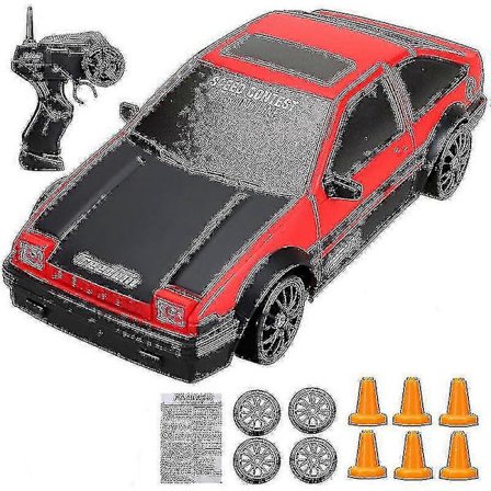 2.4g Drift RC-auto 4wd RC Drift -lelu Kaukosäätimellä Gtr-malli Ae86 Ajoneuvo Auto RC-kilpa-auto Leluna Lapsille Lahjaksi