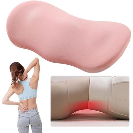 Ryggpute med ryggstøtte for kontorstol og bil - Ergonomisk korsryggpute_TF_TF