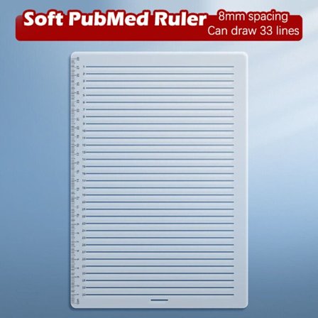 Kalligrafi Stencil Lineal Skabelon 33 LINJER 33 LINJER