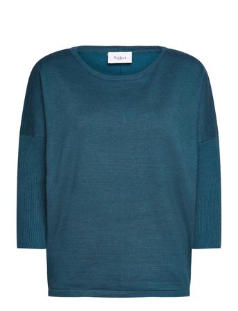 A2561, Milasz R-Neck Pullover Saint Tropez Blue