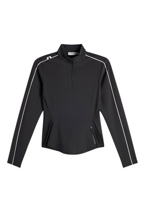 J.Lindeberg - Adiola Quarter Zip Mid Layer - Golf - Black - Women - S