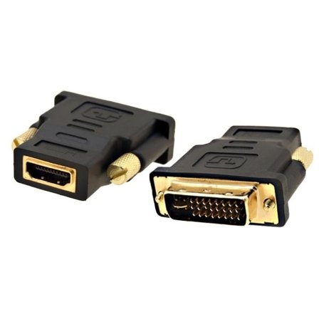 DVI-D hane till HDMI hona adapter