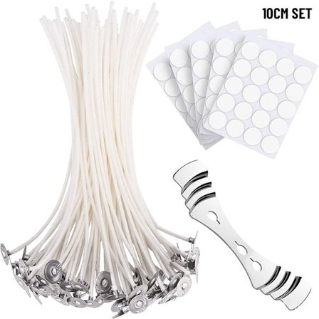 Candle Wick Bomullskärna 10CM SET 10CM SET