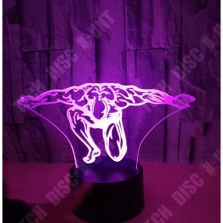 Optisk lampe - TD - Dekorativ - 7 farver - Berøringsfølsom - Lavt forbrug