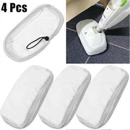 4 stk. Mikrofiber Moppeklude Til Morphy Richards 720020 720021 720502 9in1 Damprenser Moppeklude Pads Gulvrengøring Moppeklud