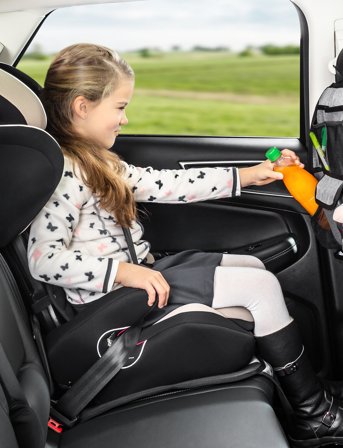 Reer Travelkid Tidy Car Seat Organizer - Grey - ONE SIZE