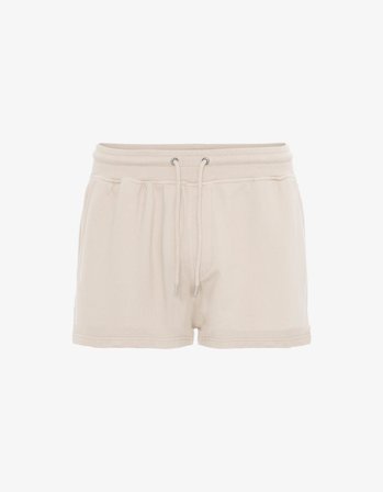 Women Organic Sweatshorts - Ivory White - L
