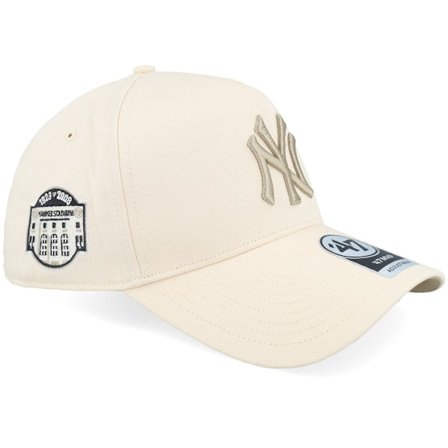 47 Brand - Beis adjustable Gorra - New York Yankees Sure Shot Tt Cotton Mvp Dt Natural A-Frame Adjustable @ Hatstore
