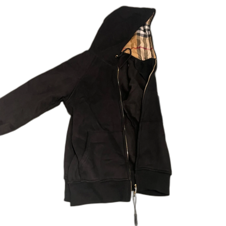 Svart hoodiejacka från Burberry