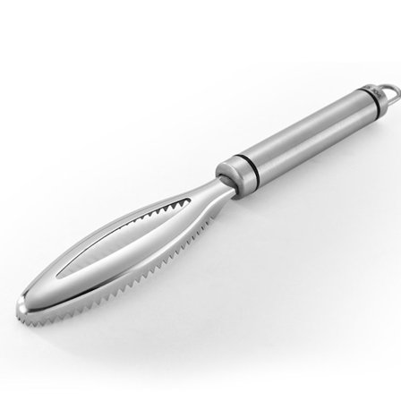 Fiskeskjell Rengjøringsbørste Høy Effektiv Multifunksjonell Rustfritt Stål Ergonomisk Fiskeskjellfjerner for Kjøkken