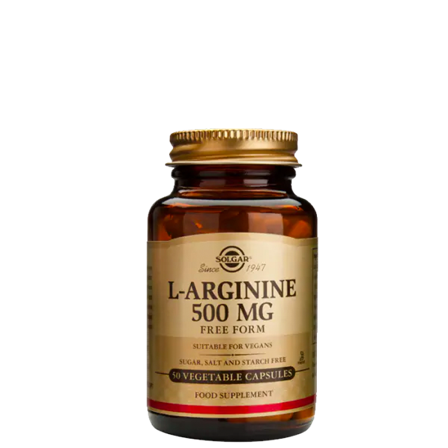 Solgar L-arginine 500mg 50 kapslar
