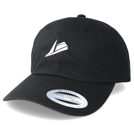 Sneakers - Preto adjustable Boné - White Logo Black Dad Cap Adjustable @ Hatstore