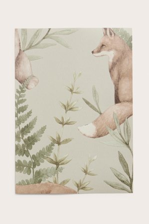 Newbie | Tapettinäyte Wild Forest | Beige