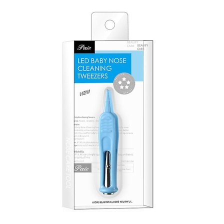 LED-ljus näsplockningsborttagning näsklipp baby näsklipp pincett för barn baby