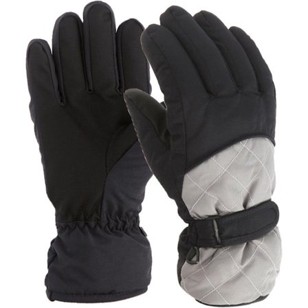 ING Vindtætte og varme vinterhandsker 2026 til drenge og piger Udendørshandsker til skøjteløb, skiløb og snowboarding Grå Størrelse L 10-16 år