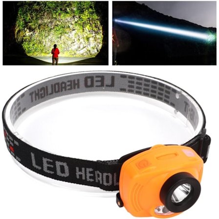 LED Pandelampe TPU ABS Mini Super Lys Infrarød LED Pandelampe til Udendørs Camping Fiskeri, DUBUNS