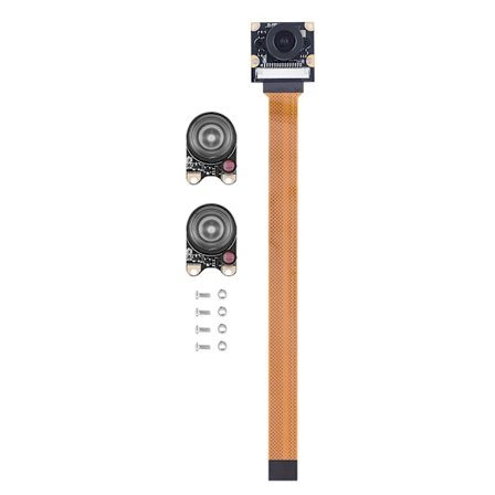 5MP nattesynskameramodul med 2 stk. fyldlys til Raspberry Pi Zero