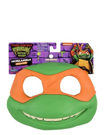 Turtles Mutant Mayhem Michelangelo Mask Patterned MAKI