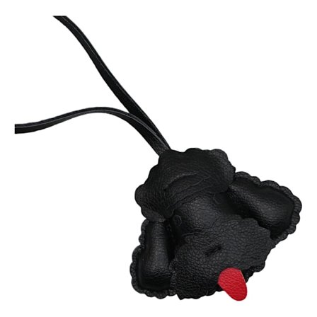 Charmerende Hunde Nøglering Dejligt Puddel Design PU Materiale Dekorativt Vedhæng Til Tasker Rygsække Unikt Gavevalg