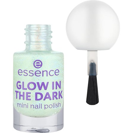 Essence Glow In The Dark Mini Nail Polish 01, Makeup, Neglelak, Farvede Lakker