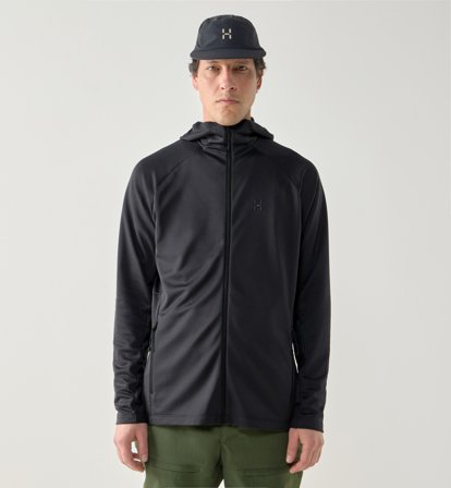 Haglöfs Korp Mid Hood Men True Black - Herren - L