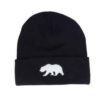 American Needle - Svart cuff Beanie - California Knit Black Cuff @ Hatstore