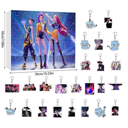 24-dagars K-Pop Demon Hunters Adventskalender för Fans Barn[D]