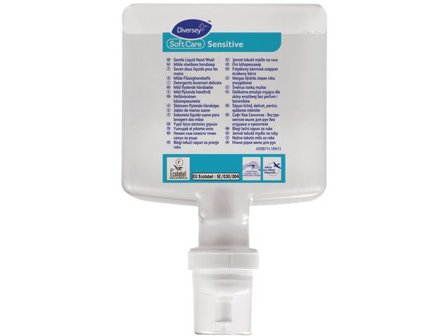Diversey Tvål flytande Soft Care Sensitive 1,3L - Lyreco - Städ och hygien - Tvål och hygien - Hygiensystem - Soft Care