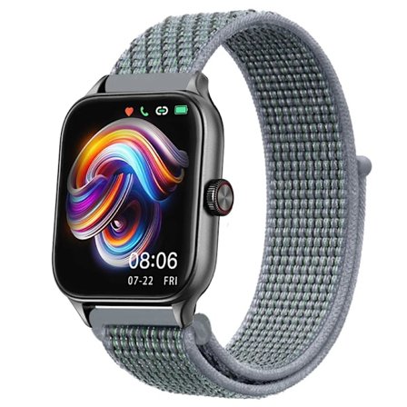 20mm 22mm Nylon Loop band för Amazfit GTS4/2/3/3pro/2e/GTS2 Mini/GTR 4 42mm/47mm/GTR2/2e/stratos armband Amazfit bip rem