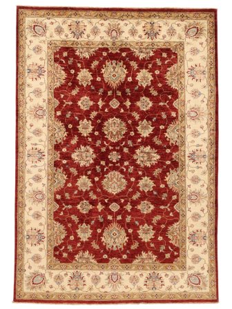Orientalisk Ziegler Fine Matta 172X248 Brun/Mörkröd Ull, Pakistan