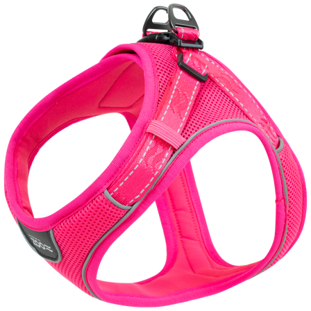 Selected by ZOO - Sele Rufus Soft justerbar M Hals 20 mm x 40-50 cm Bryst 20 mm x 52-62 cm Rosa - Hund - Halsbånd - ZOO.no