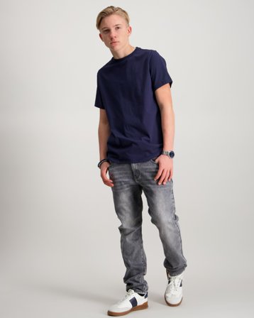 Zeke Essential Straight Fit Jeans Grå Jeans Dreng - Kids Brand Store