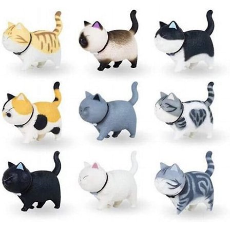 9 tyylin kissan jääkaappimagneettia, jääkaapin kissakoriste kodin keittiön sisustukseen