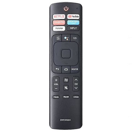 Typ A ERF3R69H Fjärrkontroll för Hisense TV Ergonomisk ABS Handhållen Kontroller