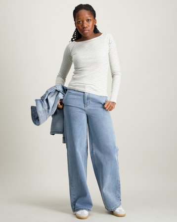 Sofie Schnoor AzziSY Jeans Cremefärgad Jeans Tjej - Kids Brand Store