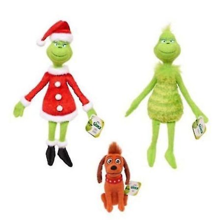 Hur Grinchen stal julen Pehmolelu Grinch Joululahja [DB] puppy 18cm