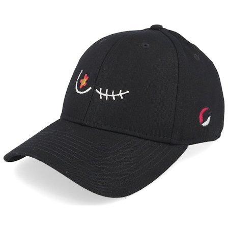 Hatstore - Pink Hope Collection Black Adjustable Adjustable Black Cap - @ Hatstore