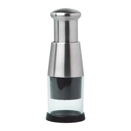 Vitlökspress, manuell vitlökspress i rostfritt stål, vitlökskross, handhållen vitlökspress för ingefära, peppar och lök