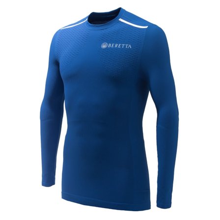 Beretta Unisex Flash Seamless Underwear Ls Unisex base layer tops Blue I