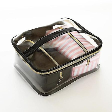 Transparent PVC Kosmetikpose Rejse Toiletpose Bærbar