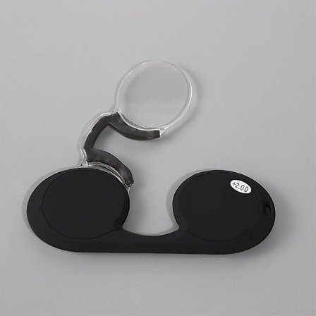 Est Kannettavat Mini Nenäklipsillä Varustetut Lukulasit Miehille Naisille Söpö Avaimenperä Suurennuslasi