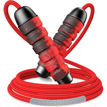 Sport Hoppetau, 3M Fri Justering og Slitesterkt Hoppetau med Sklisikkert Håndtak i Minneskum